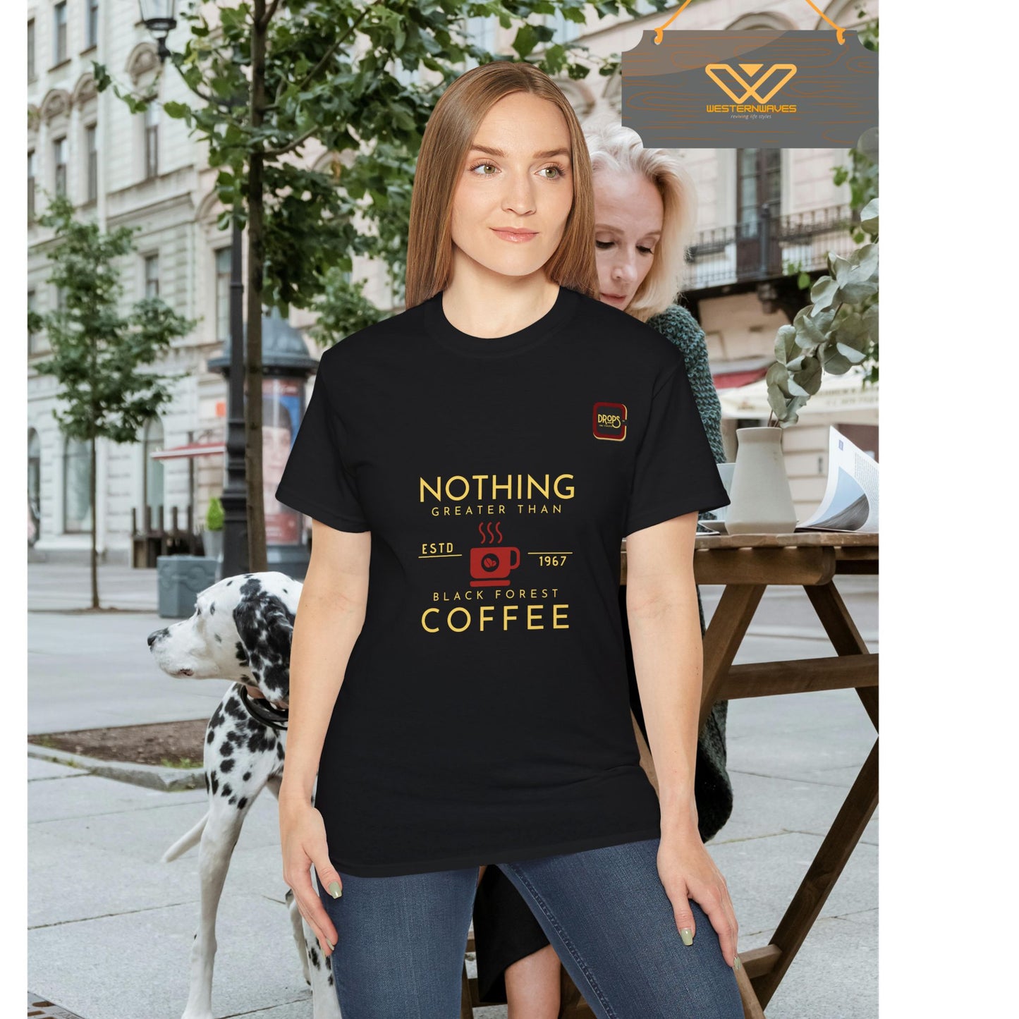 Unisex Ultra Cotton Tee_ Classic Comfort Unleashed_ N2+ Series USUCTEE PT2WW006_ Limited Edition Maximum Comfort & Style by WesternWaves: