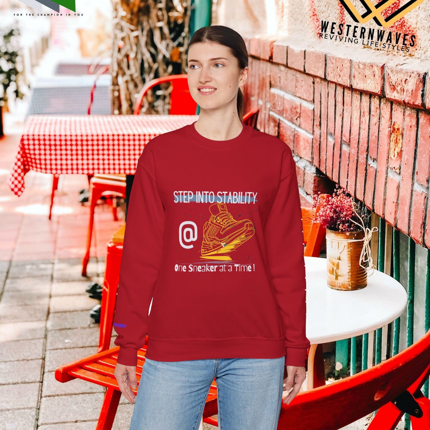 Unisex Heavy Blend™ Crewneck Sweatshirt_ N3+ Series UHBCSS PT2WW033_ Limited Edition Pure Luxury By WesternWaves: