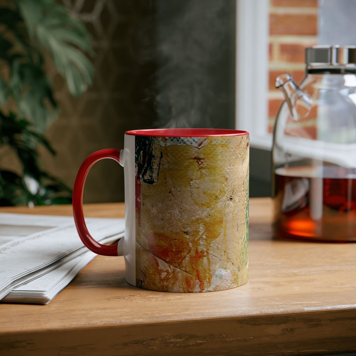 Two-Tone Coffee Mugs, 11oz_ N2+ Series TTCM11OZ PT2WW001_ Limited Edition by SPW of WesternWaves: