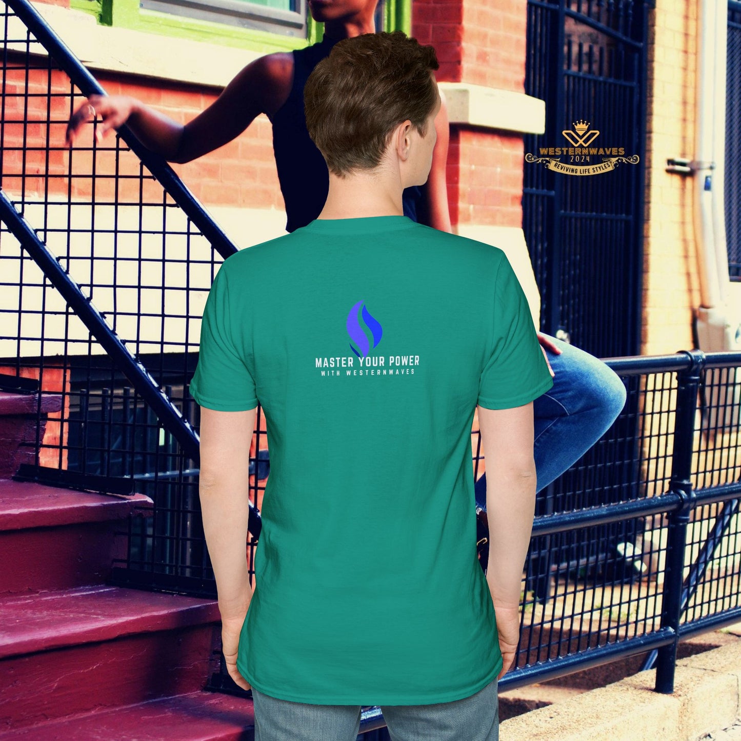Unisex Softstyle T-Shirt_ N3+ Series USSTS FT2WW005_ Limited Edition Redefines & Relaxation by WesternWaves: