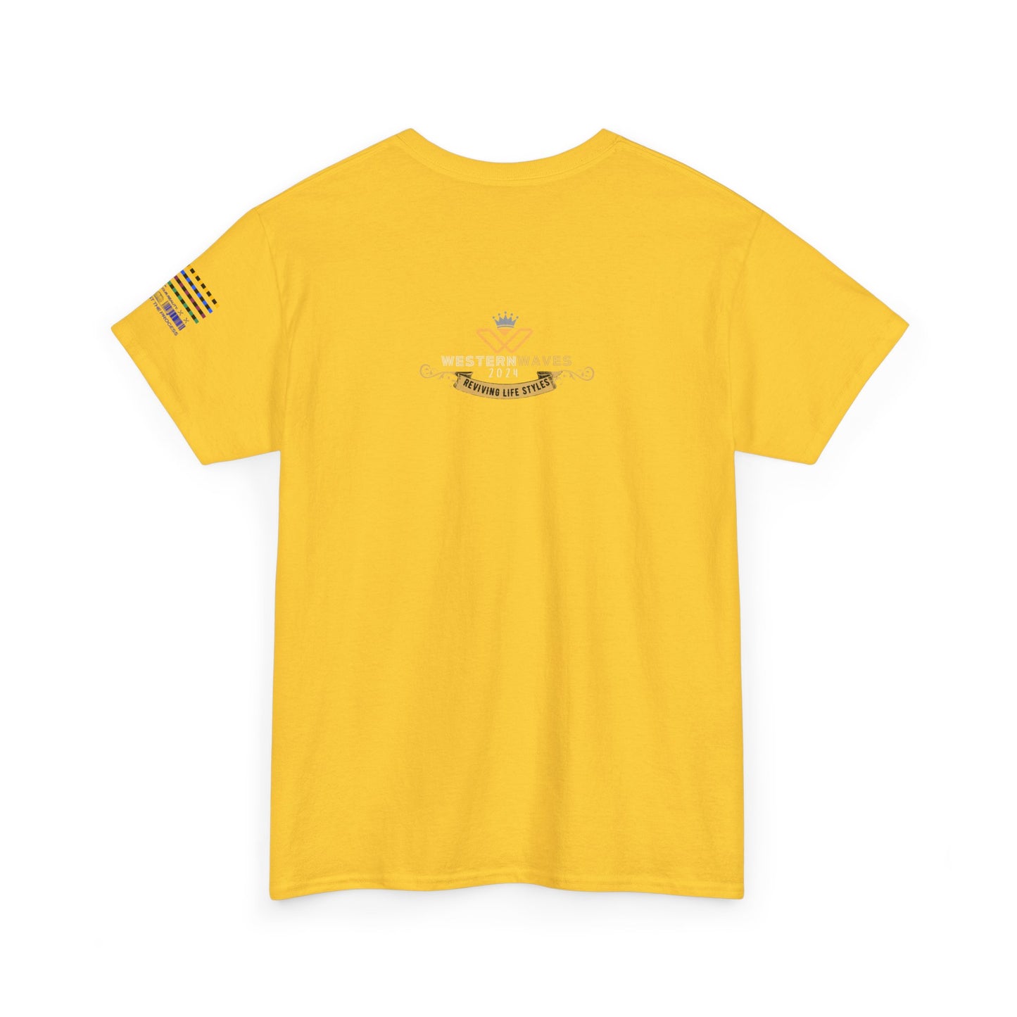 Unisex Heavy Cotton Tee_ Crafted from premium 100% cotton_ N+ Series UHCT PT2WV003_ Limited Edition by WesternWaves: