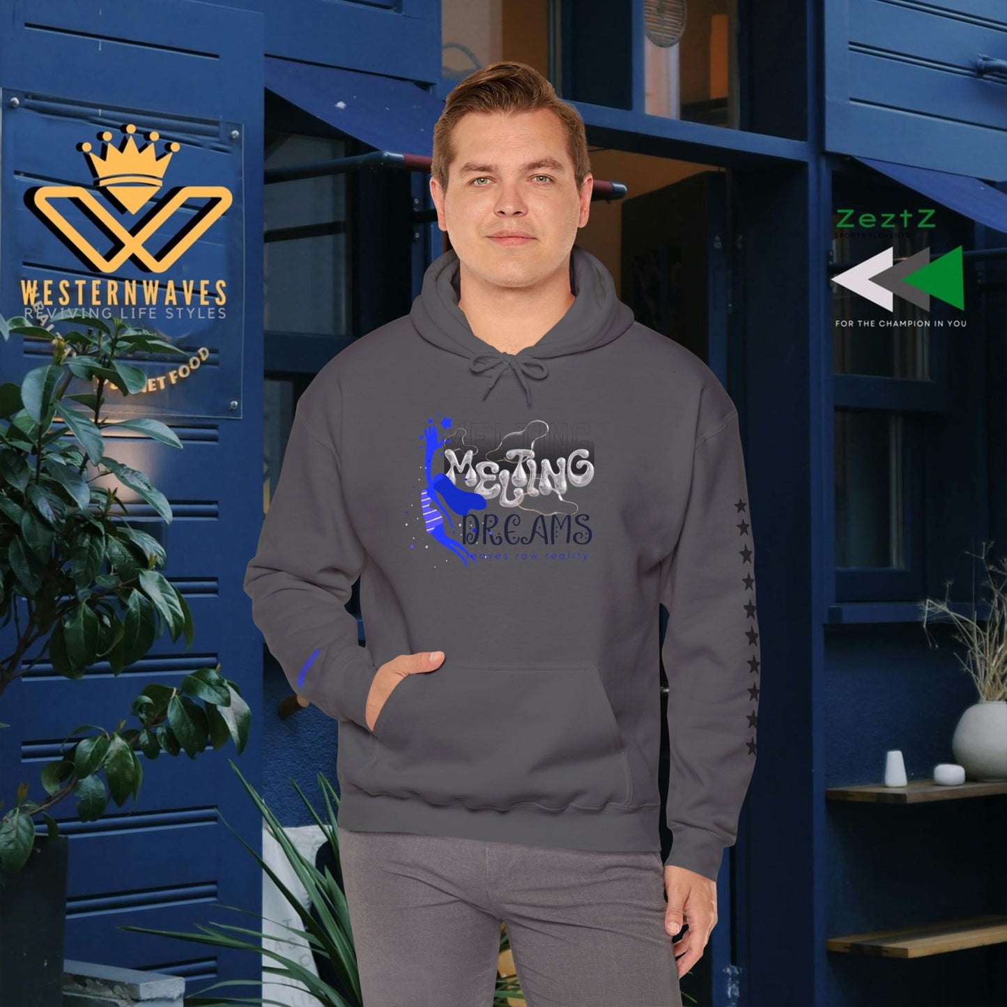 Unisex Heavy Blend™ Hooded Sweatshirt_ N3+ Series USHBHSS PT2WW006_ Limited Edition Pinnacle of Comfort & Style by WesternWaves: