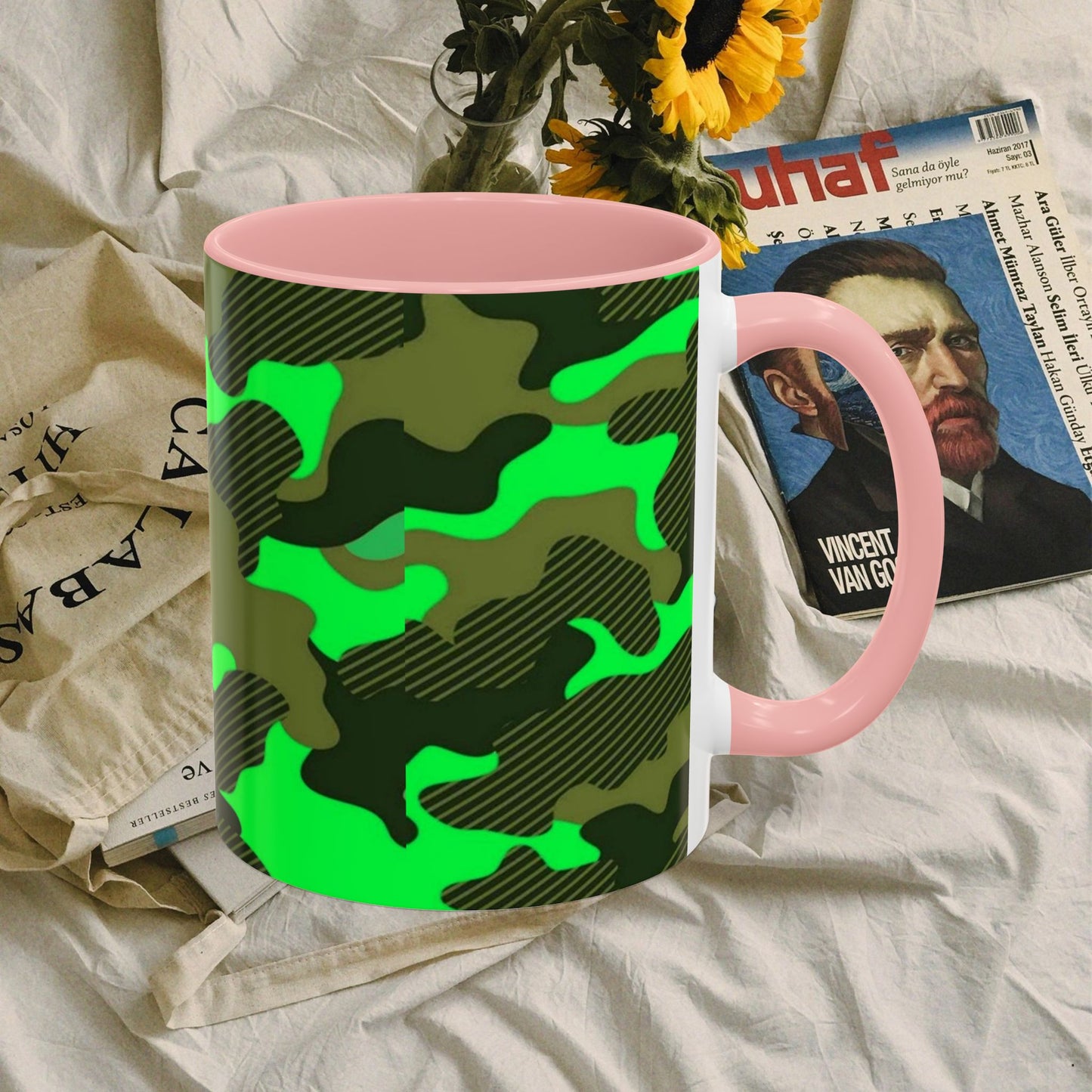 Accent Coffee Mug (11, 15oz)_ N2 Series ACMUG PT2WW004_ Limited Edition Mug by WesternWaves: