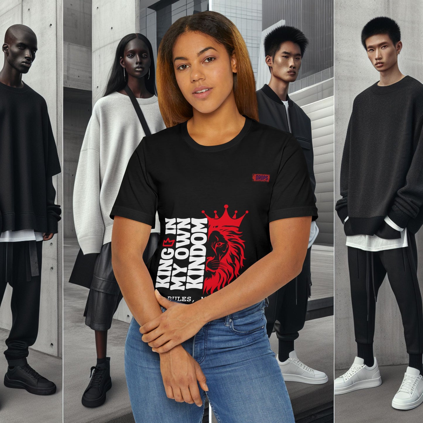 Casual Tee_ Series UWD 070_ Limited Edition Casual Streetwear Tee by WesternWaves: