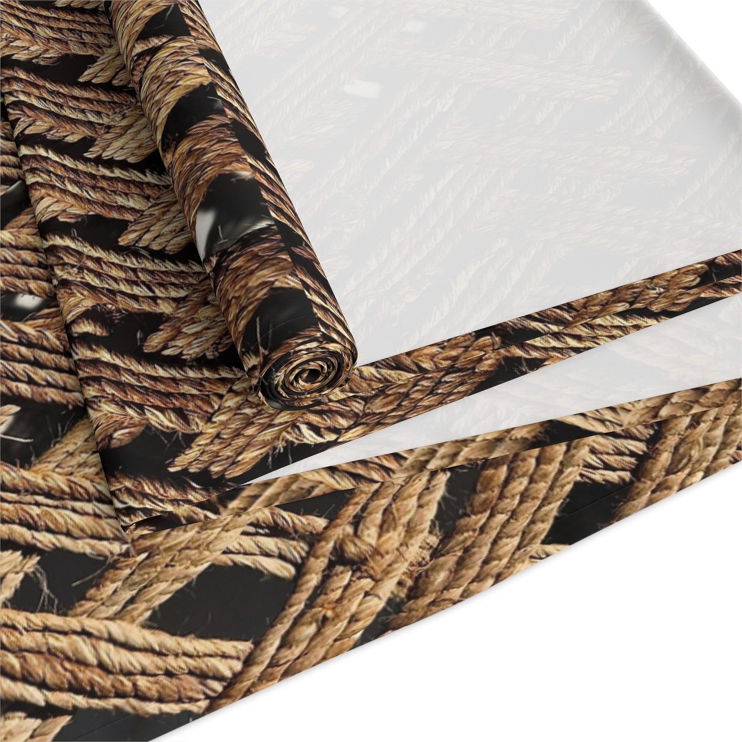 Title: Table Runner (Cotton, Poly)_ Rustic Natural Weave Table Runner for Stylish Dining_ N7+ Series TRUNNER PT2WW005_ Limited Edition by WesternWaves_