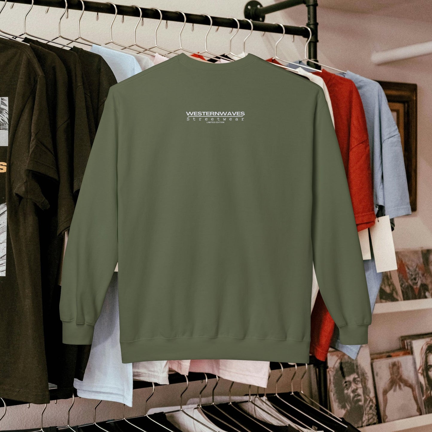 Every Line Got A Story Sweatshirt | Unisex Fleece Crewneck, Cozy Pullover, Artistic Gift, Casual Layer, Everyday Wear