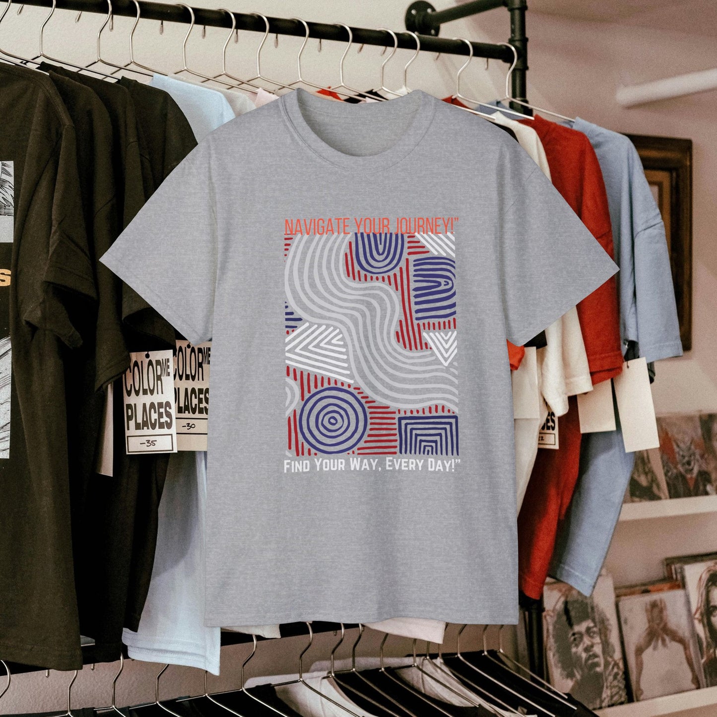 Unisex Ultra Cotton Tee_ Classic Comfort Unleashed_ N2+ Series USUCTEE PT2WW005_ Limited Edition Maximum Comfort & Style by WesternWaves: