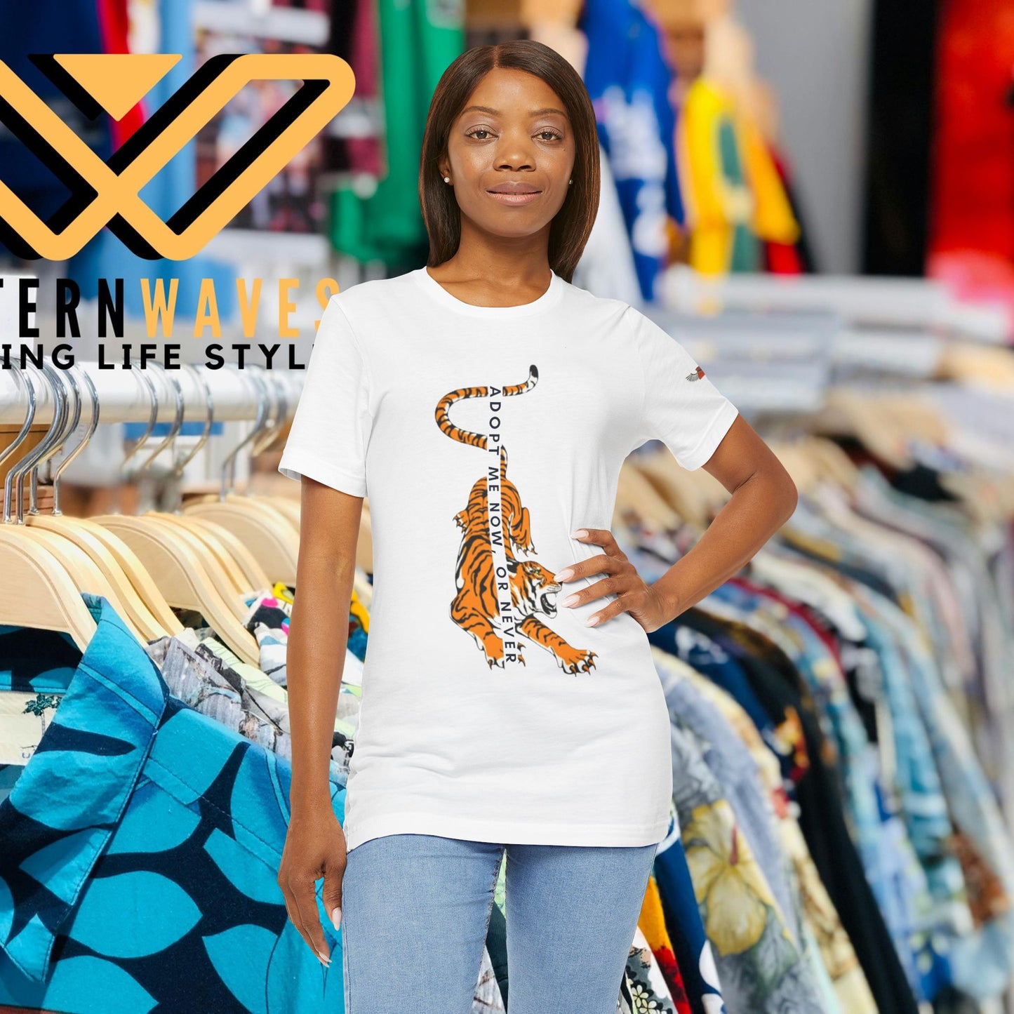 Unisex Jersey Short Sleeve Tee_ N2 Series PT2WW003_Limited Edition by WesternWaves: