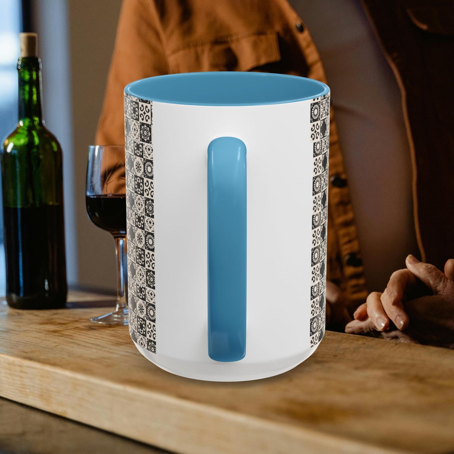 11oz Accent Mug_ N2 Series 11OZACM PT2WW001_ Limited Edition Perfect Blend of Style by WesternWaves: