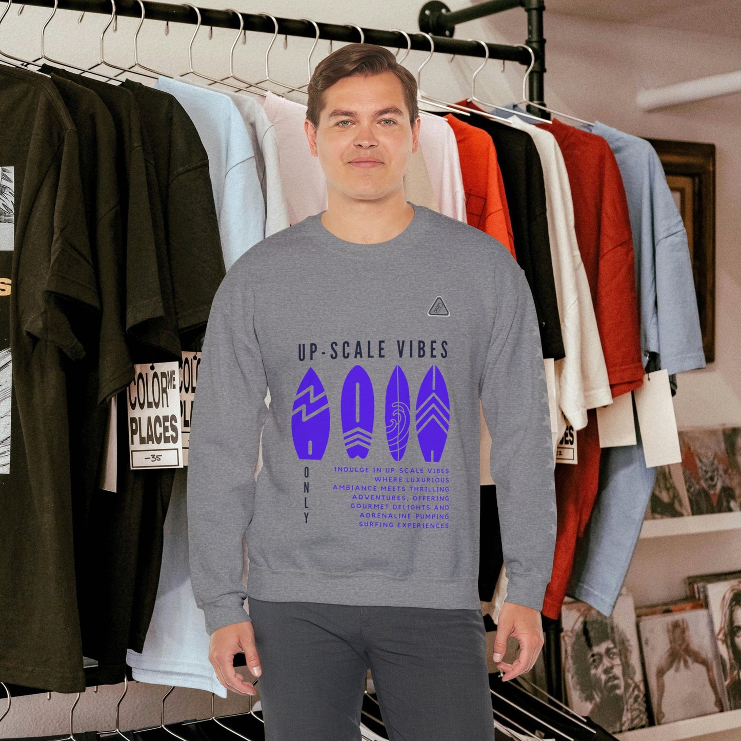 Unisex Heavy Blend™ Crewneck Sweatshirt_ N2 Series JBRW PT2WW001_Limited Edition Pure Luxury by WesternWaves: