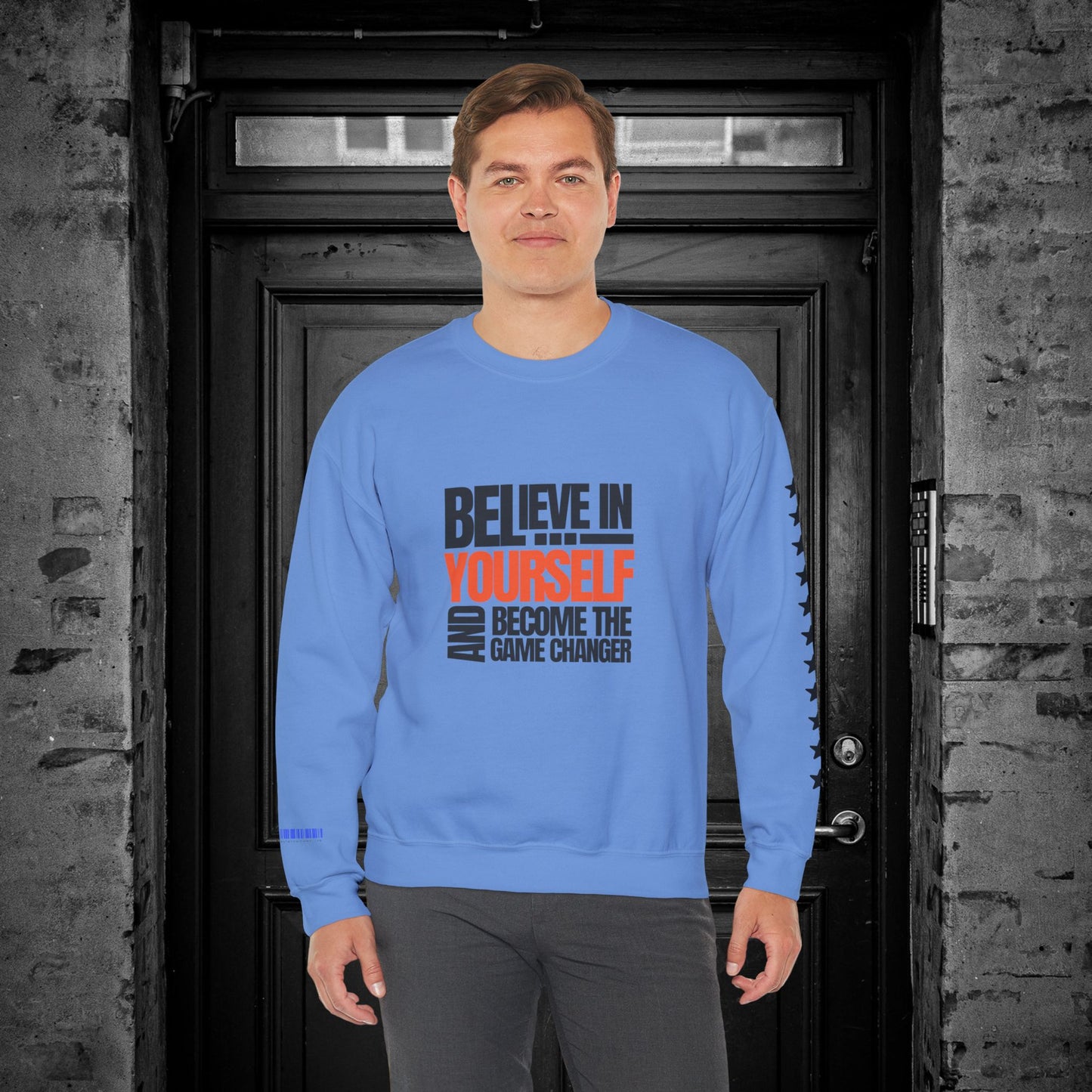 Unisex Heavy Blend™ Crewneck Sweatshirt_ N2+ Series UHBCSS PT2WW028_ Limited Edition Pure Luxury By WesternWaves:
