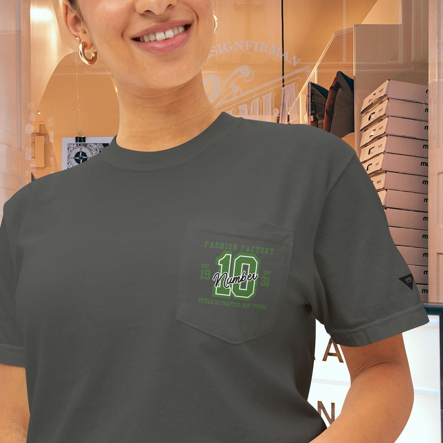 Unisex Garment-Dyed Pocket T-Shirt_ N3+ Series USGDPTS PT2WW001_ Limited Edition Raw Classic by WesternWaves: