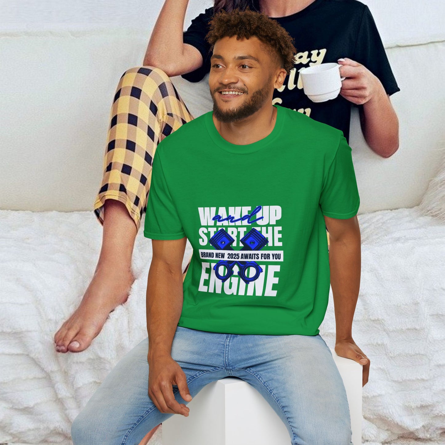 Unisex Softstyle T-Shirt_ N3+ Series USSTS FT2WW004_ Redefine Relaxation Limited Edition by WesternWaves: