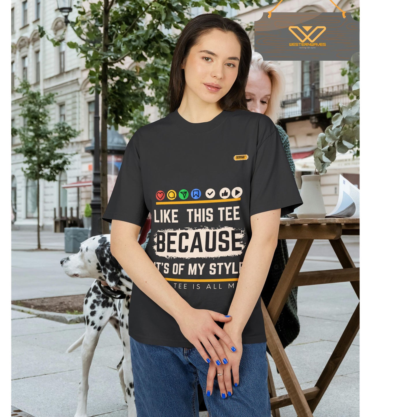 Unisex Heavy Faded Tee_ N8* Series USHFTEE PT2WW017_ Limited Edition Heavy Faded Tee by WesternWaves: