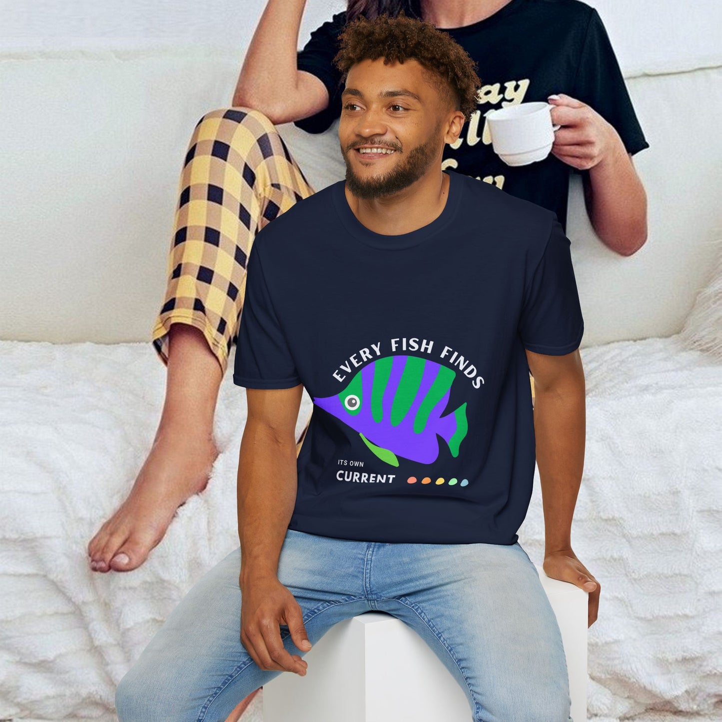 Unisex Softstyle T-Shirt_ N+ Series USSTS FT2WW010_ Limited Edition by WesternWaves: