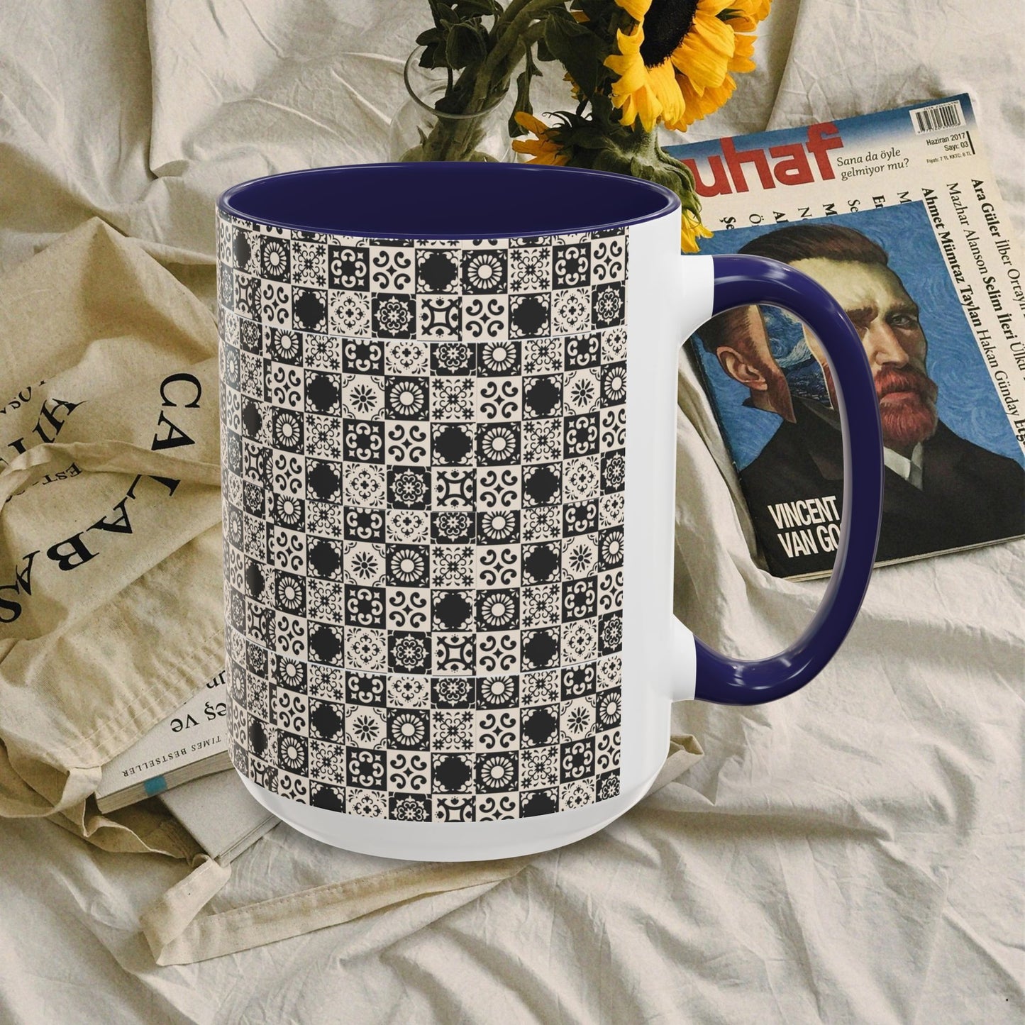 11oz Accent Mug_ N2 Series 11OZACM PT2WW001_ Limited Edition Perfect Blend of Style by WesternWaves:
