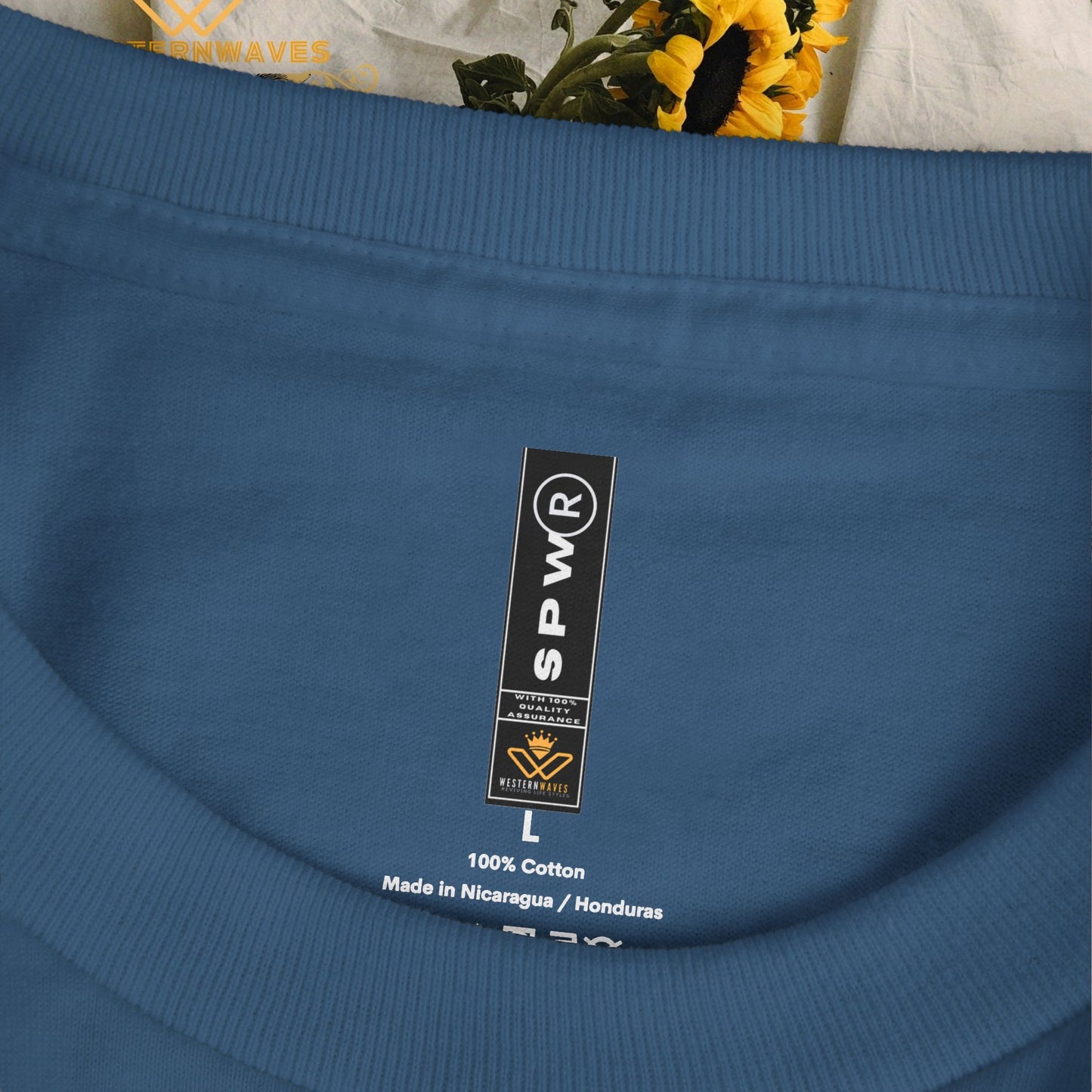 Unisex Garment-Dyed Heavyweight Cotton Tee_ N2* Series USGDHWCTEE PT2WW003_ Limited Edition Statement of Style by WesternWaves: