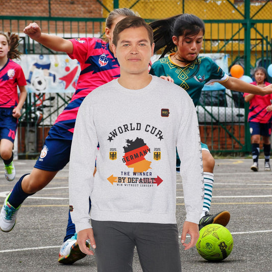 Unisex Sweatshirt_ N7+ Series USSS PT2WW001_ Germany The Winner by Default_ Limited Edition by WesternWaves: