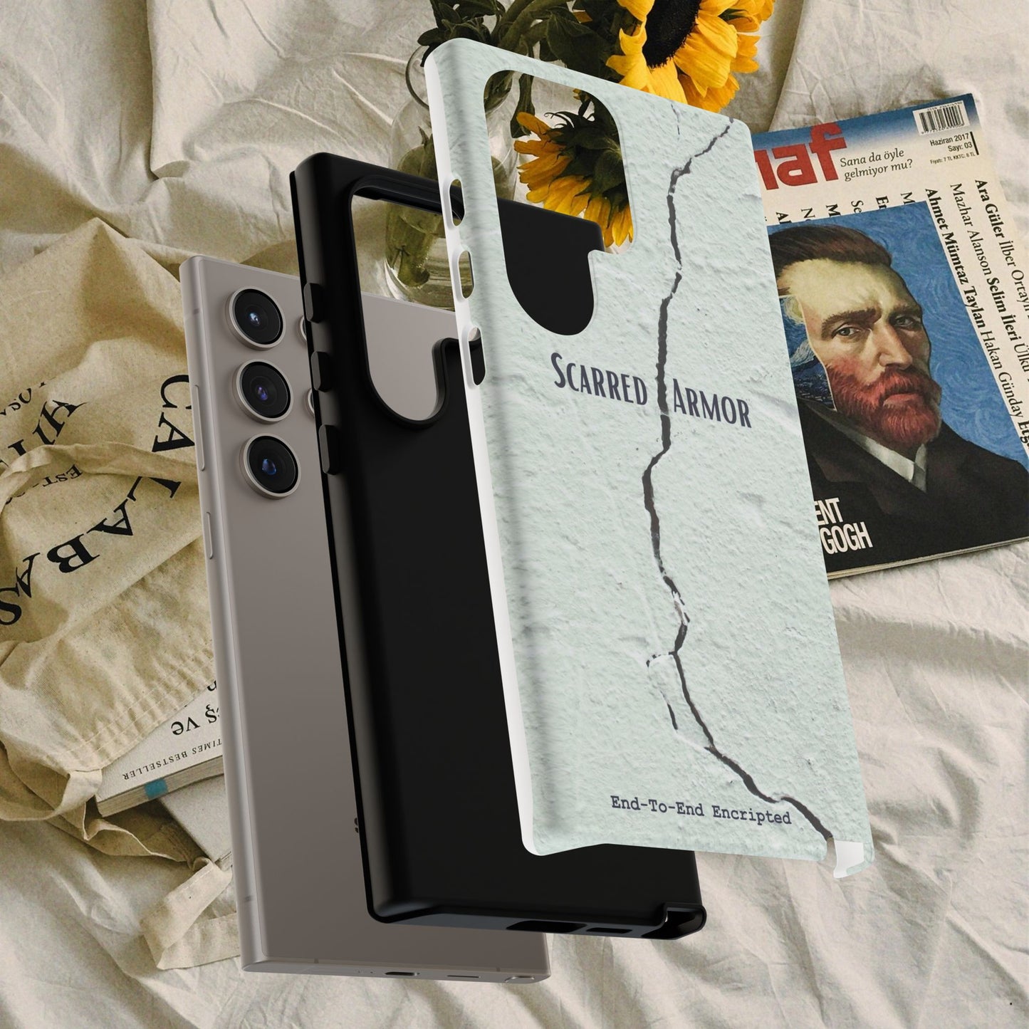 Tough Cases_ Samsung Galaxy Phone Case_ Series N8+ TCPCASE PT2WW003_ Limited Edition Scarred Armor Design Samsung Galaxy Phone Cases by WesternWaves: