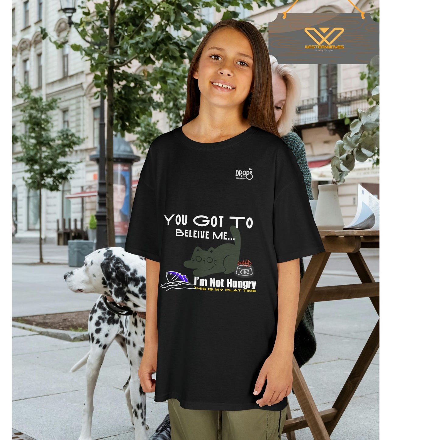 Kids Heavy Cotton™ Tee_ N2 Series KHCT PT2WW0011_ Limited Edition Durable Comfort for Every Adventure by WesternWaves: