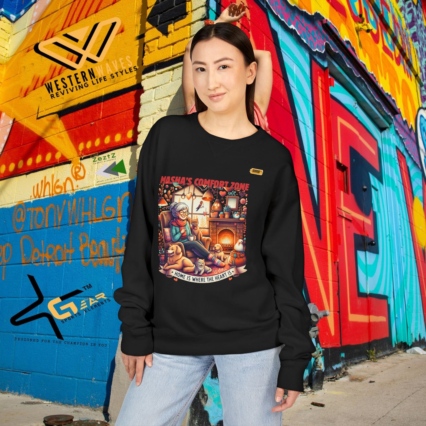 Crewneck Sweatshirt_ N7* Series CNSS PT2WW001_ Limited Edition Gift for Her, by WesternWaves:
