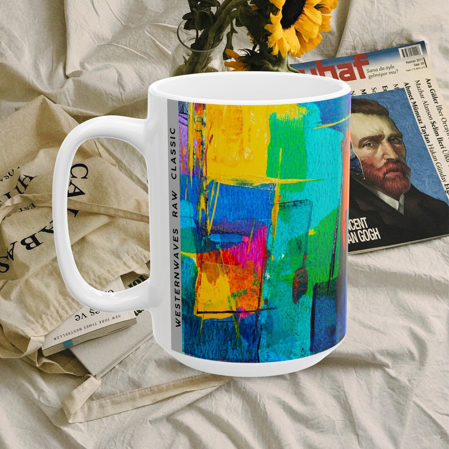 Ceramic Mug, (11oz, 15oz)_ N2+ Series CM10OZ&15OZ PT2WW003_ Limited Edition by WesternWaves: