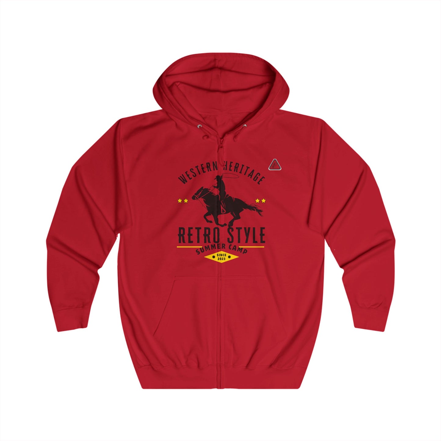 Unisex Full Zip Hoodie_ N7+ Series USFZHOODIE PT2WW004_ Limited Edition Trendy Vibes by WesternWaves: