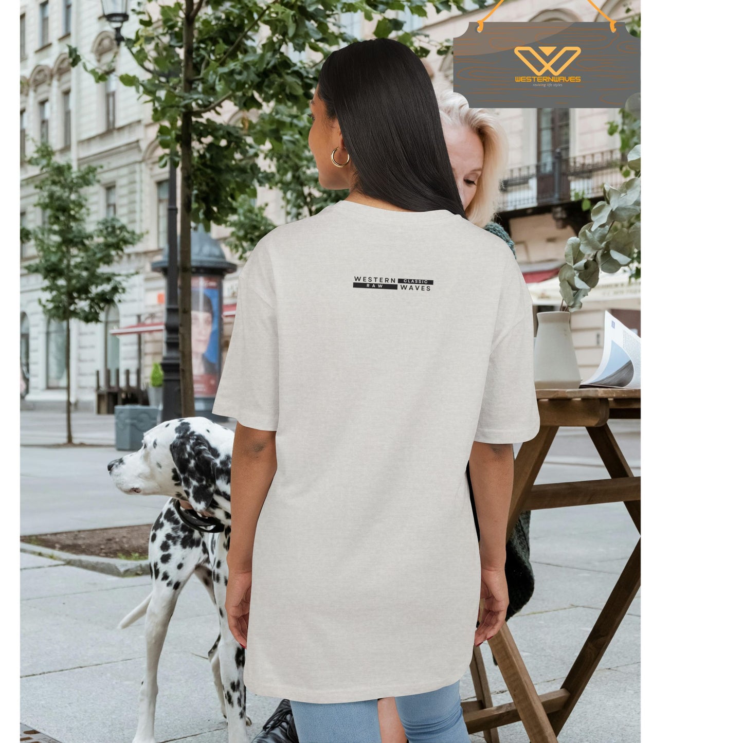 Unisex Oversized Tee_ N6+ Series USOSTEE PT2WW005_ Limited Edition by WesternWaves