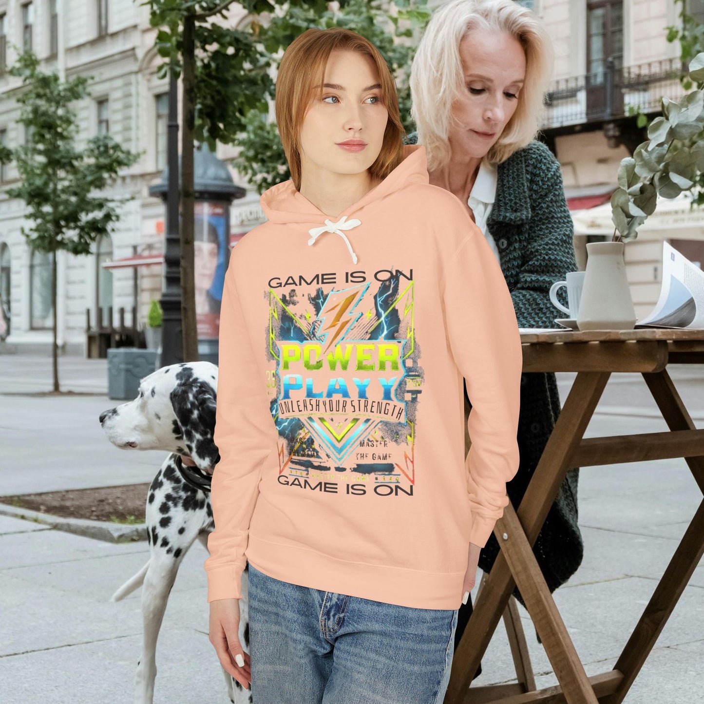 Unisex Lightweight Hooded Sweatshirt_ N2 Series SPW USLWHSS PT2WW001_ Limited Edition Ultimate Comfort & Style in Sports by WesternWeves_ Under ZeztZ Sports Elements Series: