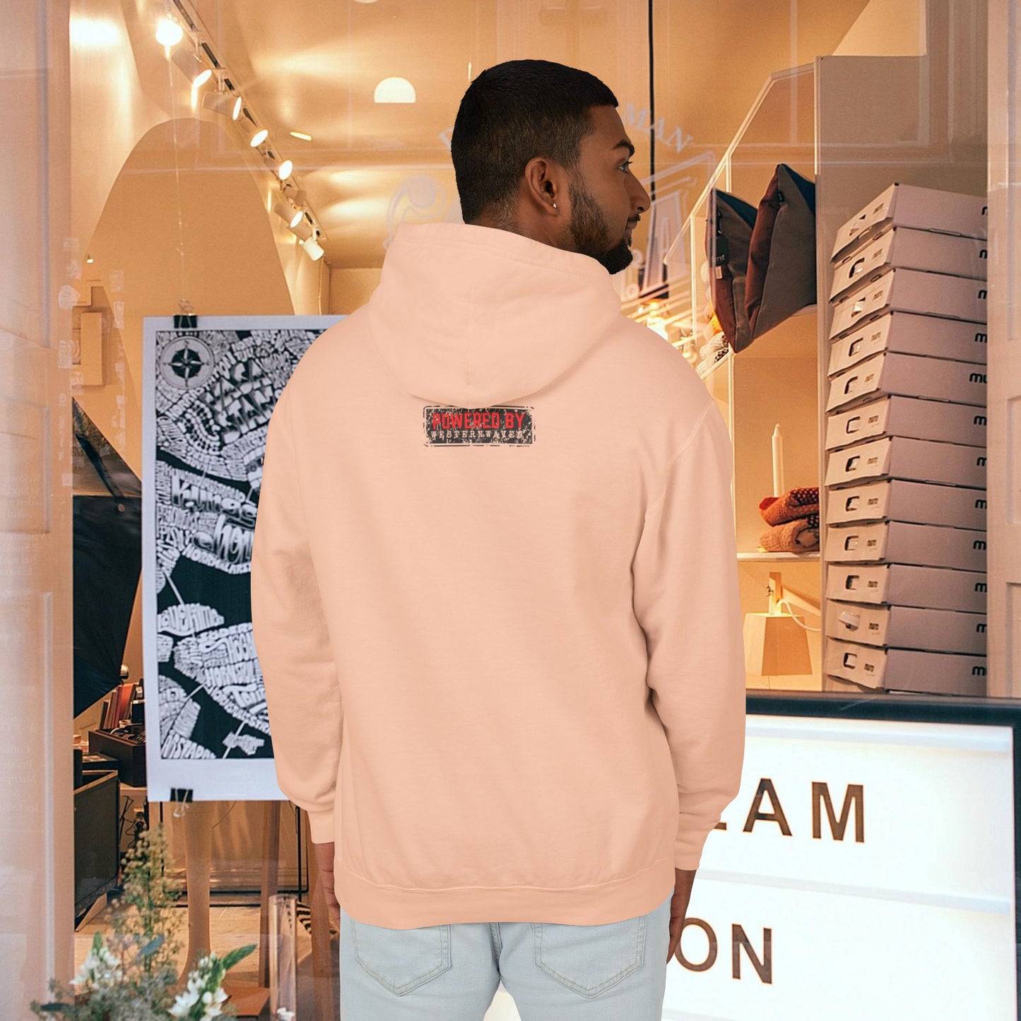 Unisex Lightweight Hooded Sweatshirt – N2 Series USLWHSS PT2WW003_ Limited Edition Crafted Comfort by WesternWaves:
