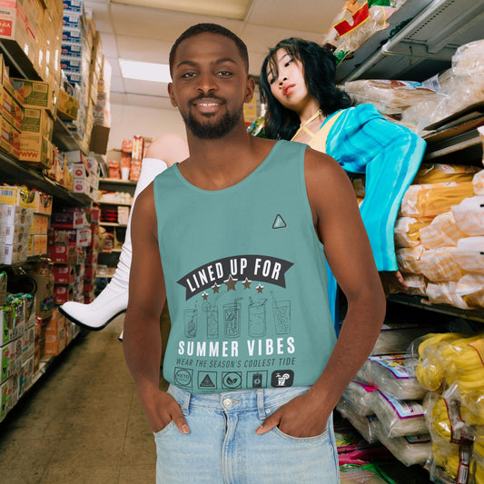 Unisex Garment-Dyed Tank Top_ Series N7 USDYEDTTOPS PT2WW001_ Limited Edition by WesternWaves:
