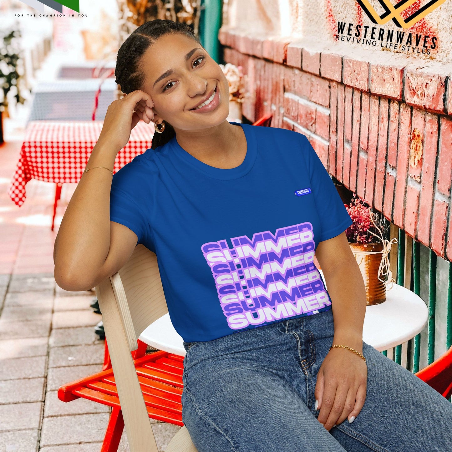 Unisex Softstyle T-Shirt_ N2* Series SPW USSTS FT2WW010_ Redefine Relaxation Limited Edition by WesternWaves: