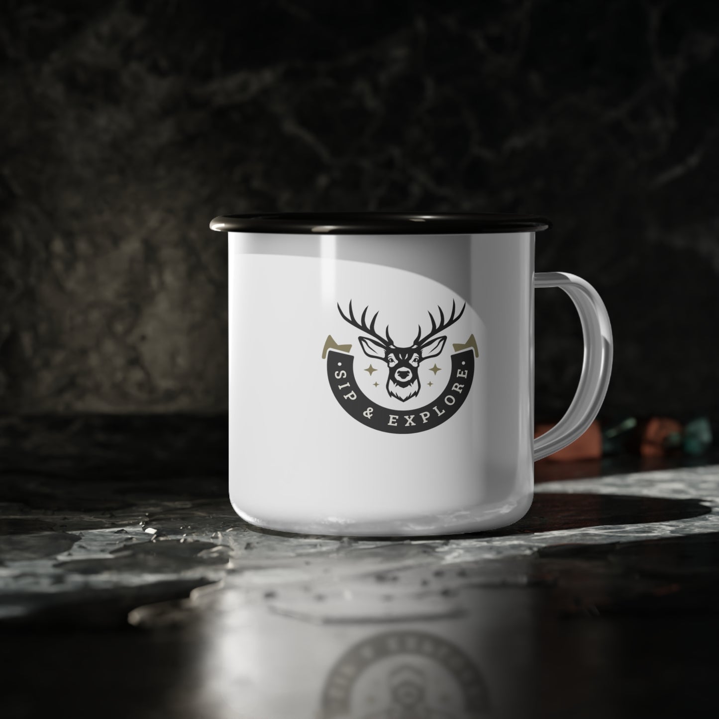 Enamel Camp Cup -  NSeries SPW ECC PT2WW003_ Wilderness Wanderer Limited Edition by WesternWawes