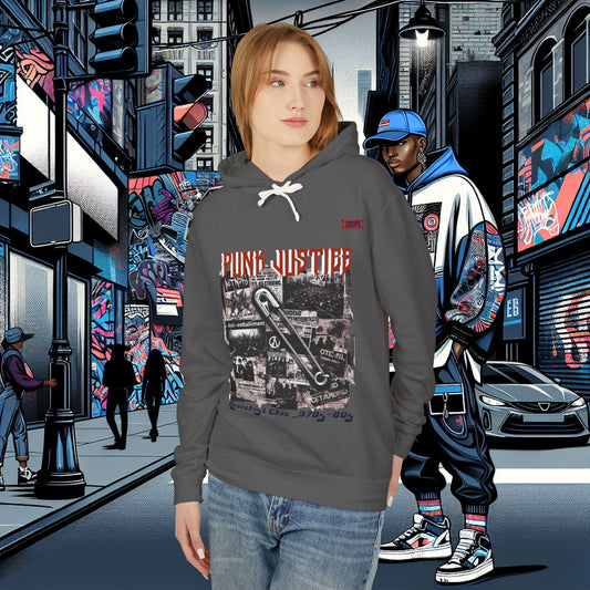 Punk Justice Unisex Lightweight Hoodie_ 01 Sep 2025_ Retro Punk Sweatshirt, 80s Inspired Hooded Sweatshirt, Streetwear Fashion Hoodie, Casual [...]