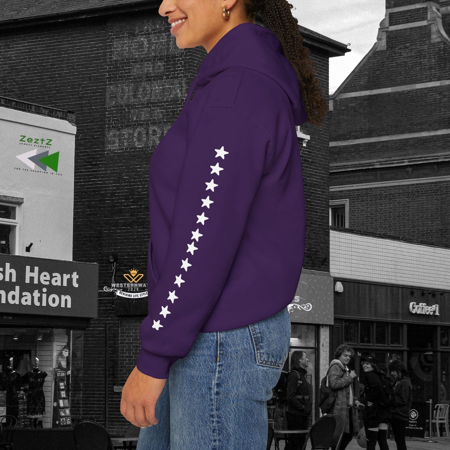 Unisex Heavy Blend™ Hooded Sweatshirt_ N2 Series SPW USHBHSS PT2WW005_Limited Edition Pinnacle of Comfort & Style by WesternWaves: