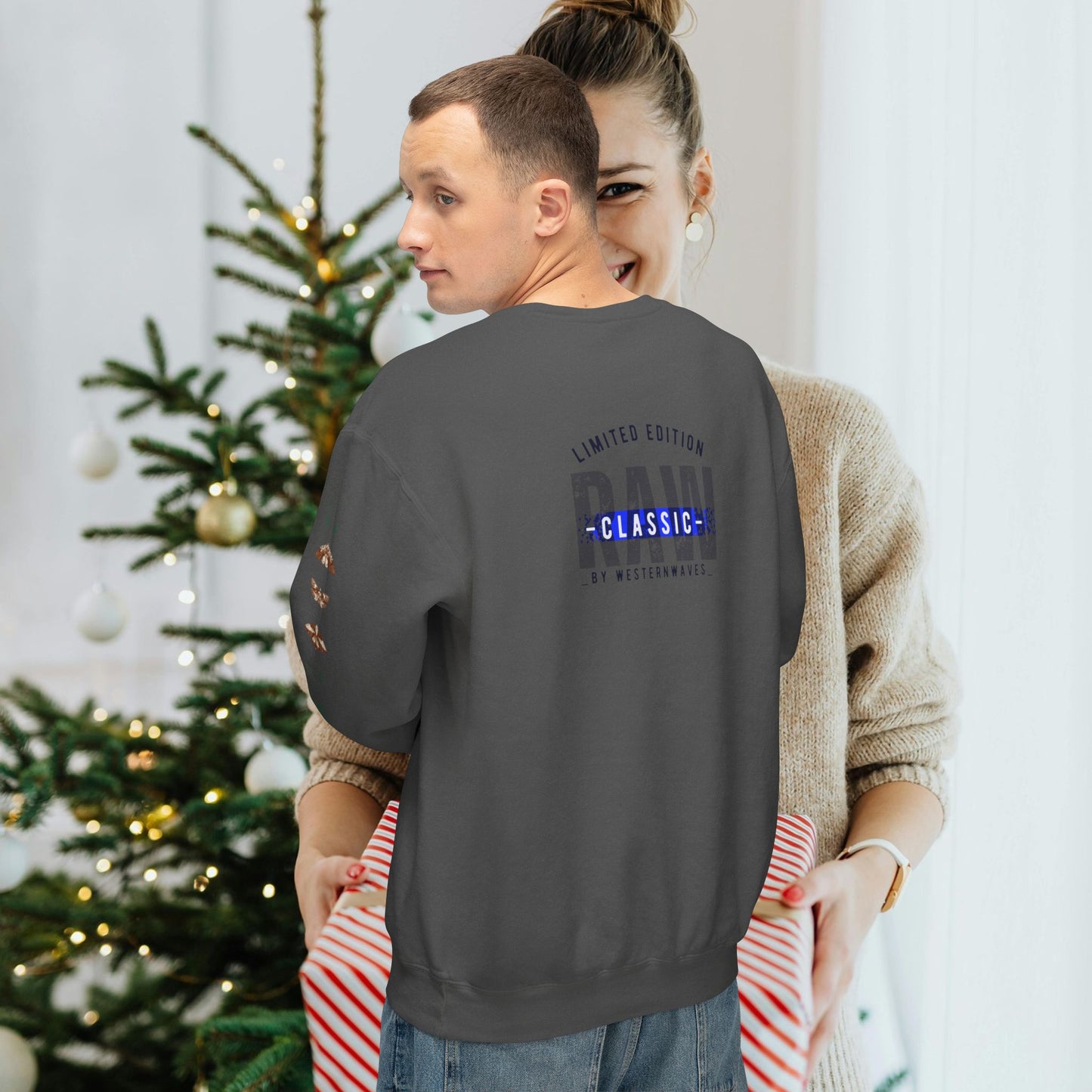 Unisex Lightweight Crewneck Sweatshirt_ N2 Series SPW ULWCSS PT2WW012_Limited Edition Unparalleled Quality by WesternWaves: