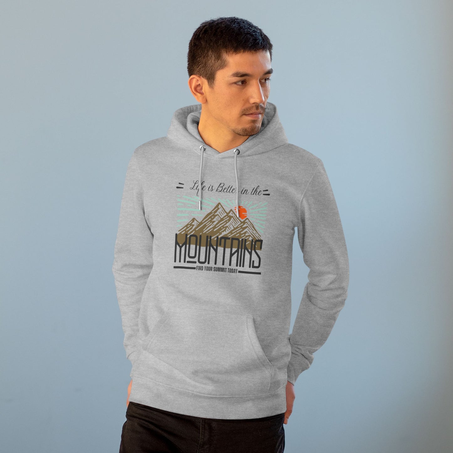 Unisex Cruiser Hoodie_ N2 Series USCH PT2WW001_ Limited Edition Stylish & Sustainable Unisex Cruiser Hoodie by WesternWaves: