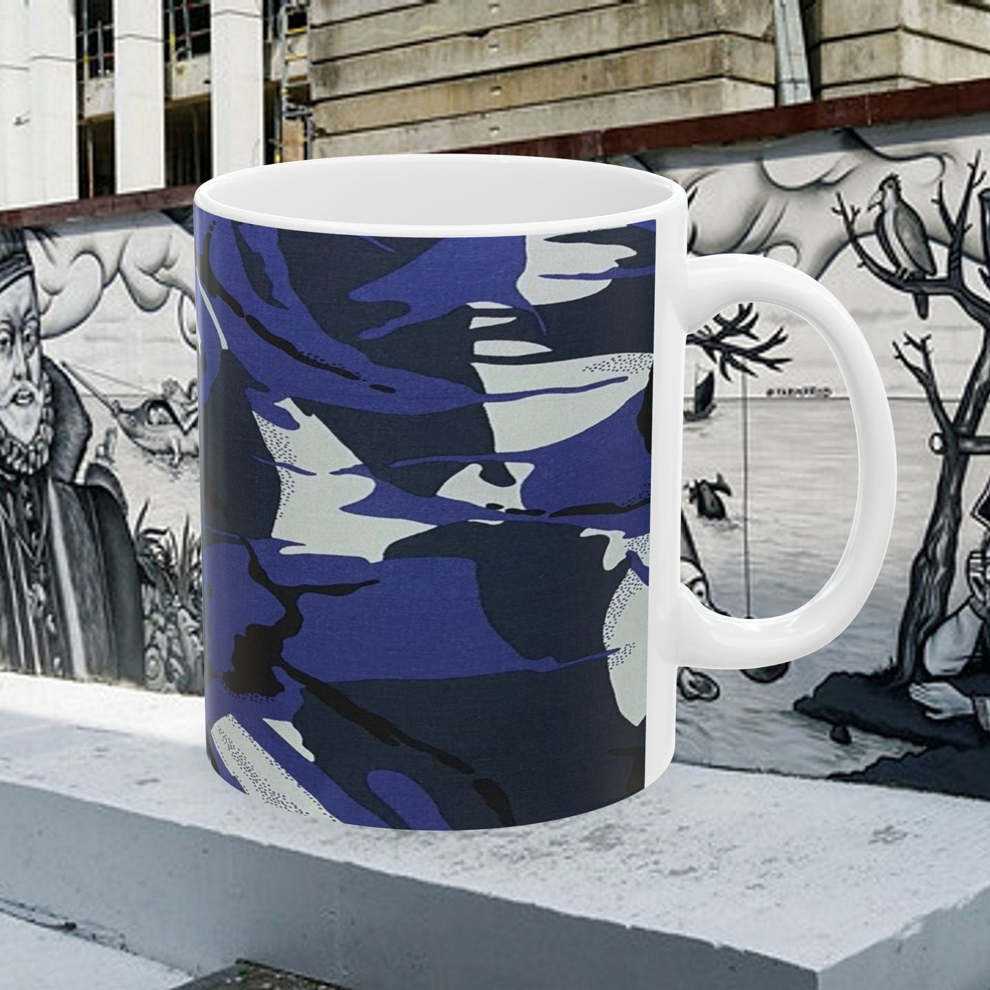 Ceramic Mug, (11oz, 15oz)_ N2+ Series CM10OZ&15OZ PT2WW005_ Limited Edition by WesternWaves: