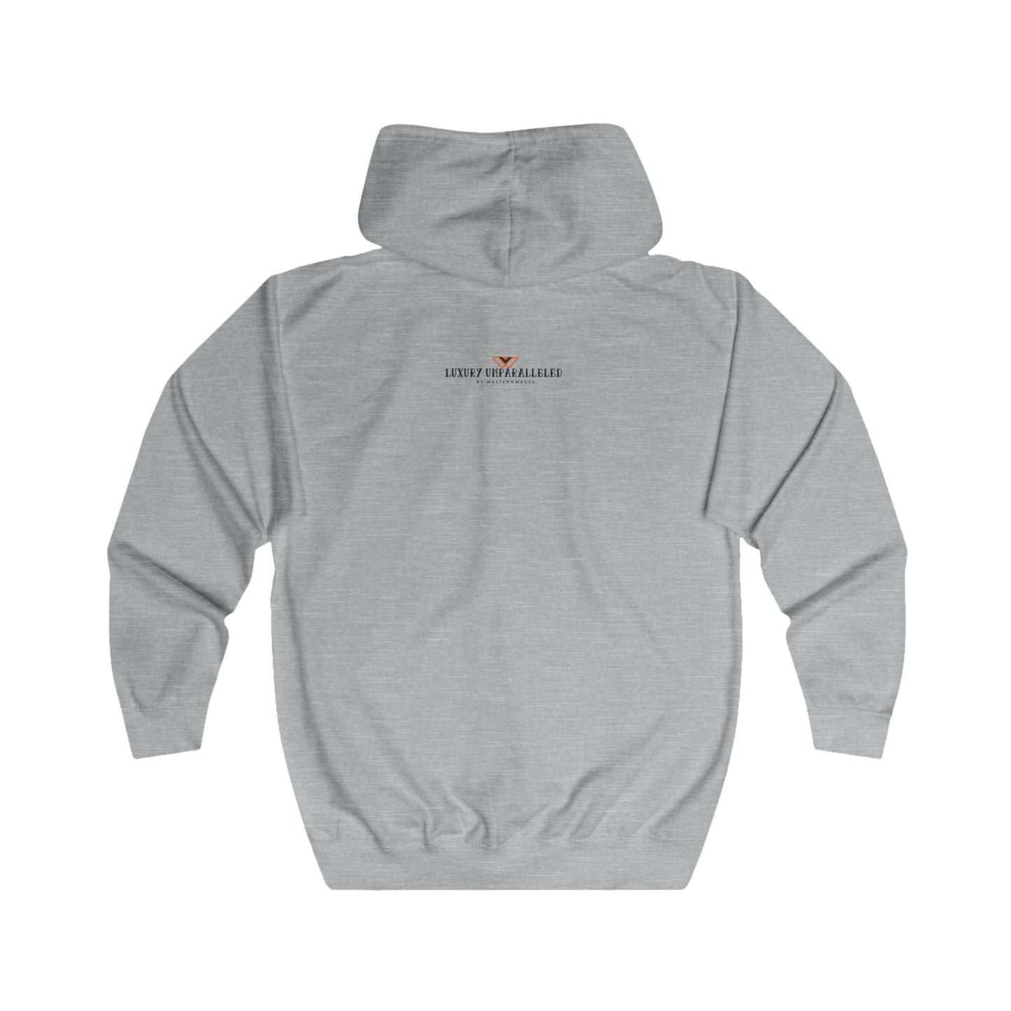 Unisex Full Zip Hoodie_ N7+ Series USFZHOODIE PT2WW004_ Limited Edition Trendy Vibes by WesternWaves: