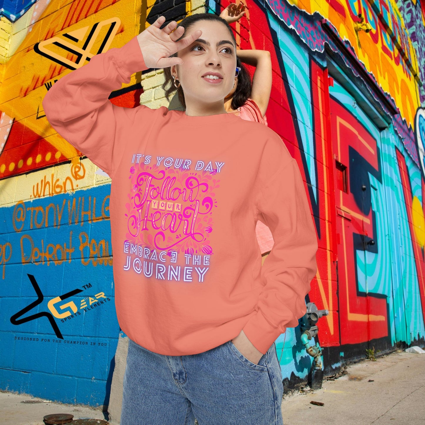 Unisex Garment-Dyed Sweatshirt_ N2 Series SPW UGDSS PT2WW001_WesternWaves Limited Edition