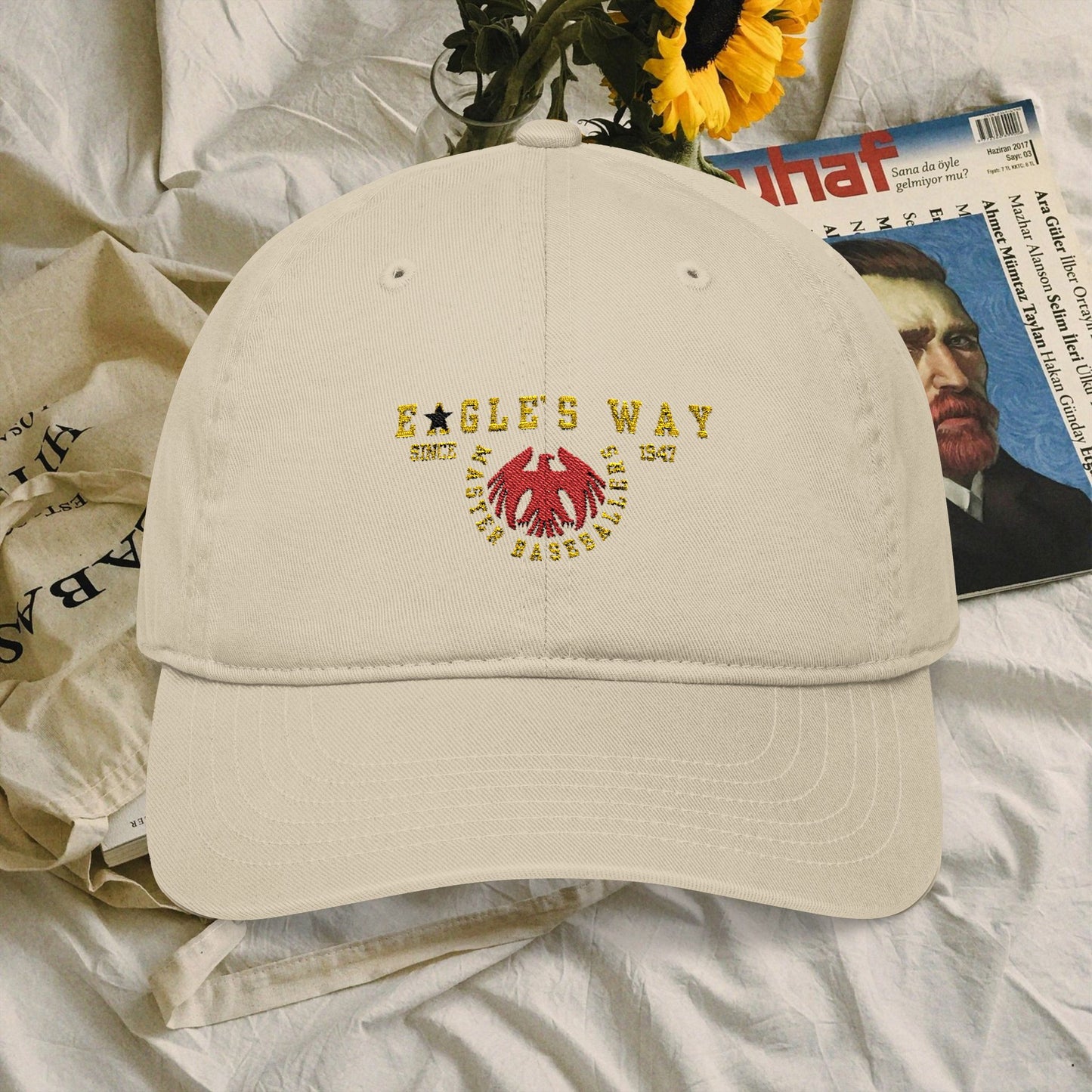 Organic Baseball Cap (Embroidery)_ Serial N4+ OBBCAP(EMB) PT2WW001_ Limited Edition Raw Classic by WesternWaves: