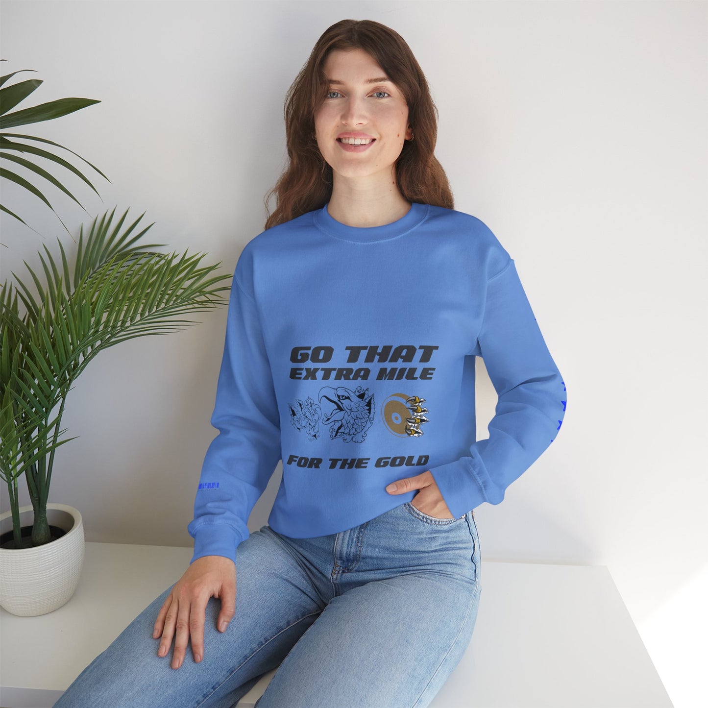 Unisex Heavy Blend™ Crewneck Sweatshirt_ N2 Sports Series SPW UHBCSS PT2WW005_ Limited Edition ‘Zeztz’ Brand Sports Elements by WesternWaves: