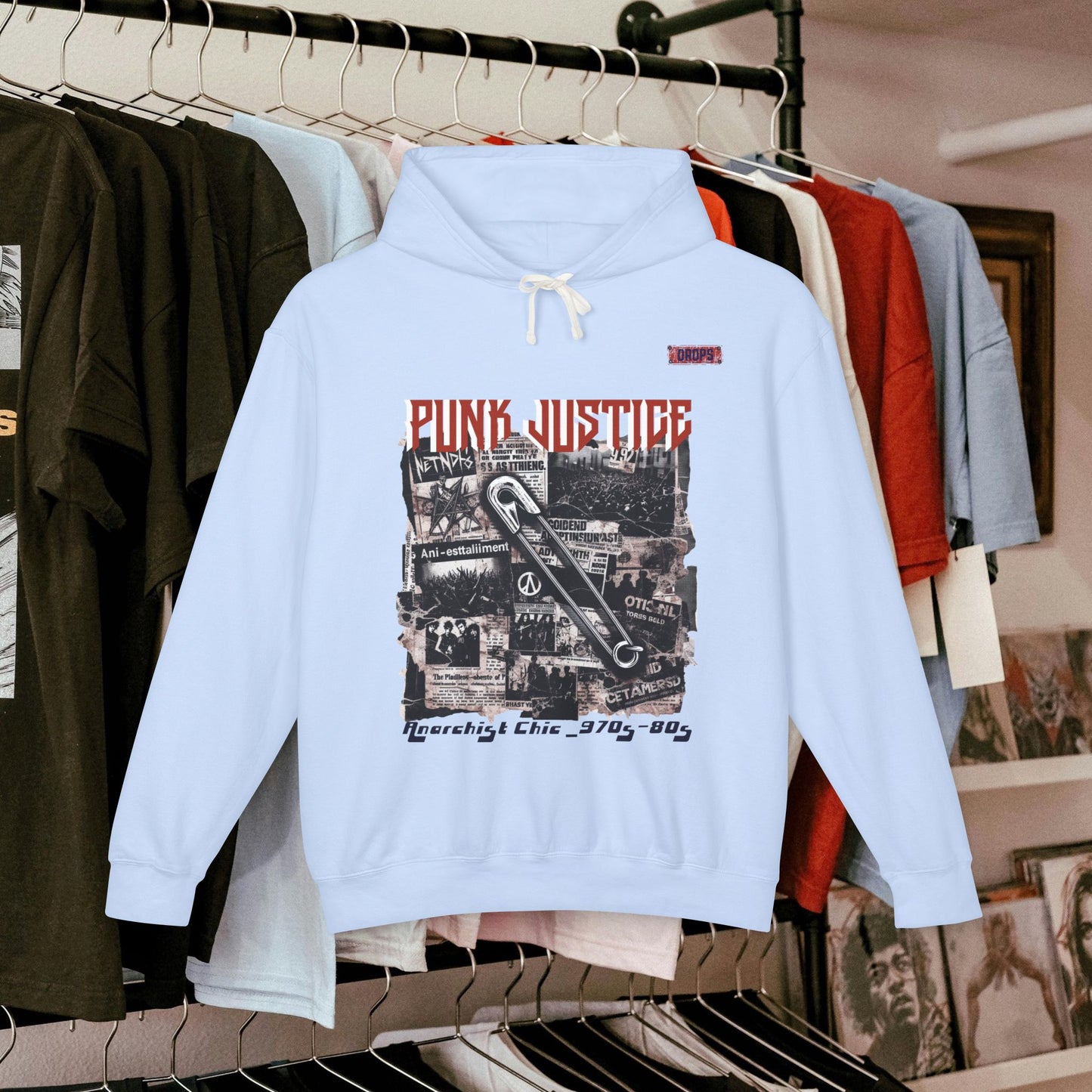 Punk Justice Unisex Lightweight Hoodie_ 01 Sep 2025_ Retro Punk Sweatshirt, 80s Inspired Hooded Sweatshirt, Streetwear Fashion Hoodie, Casual [...]