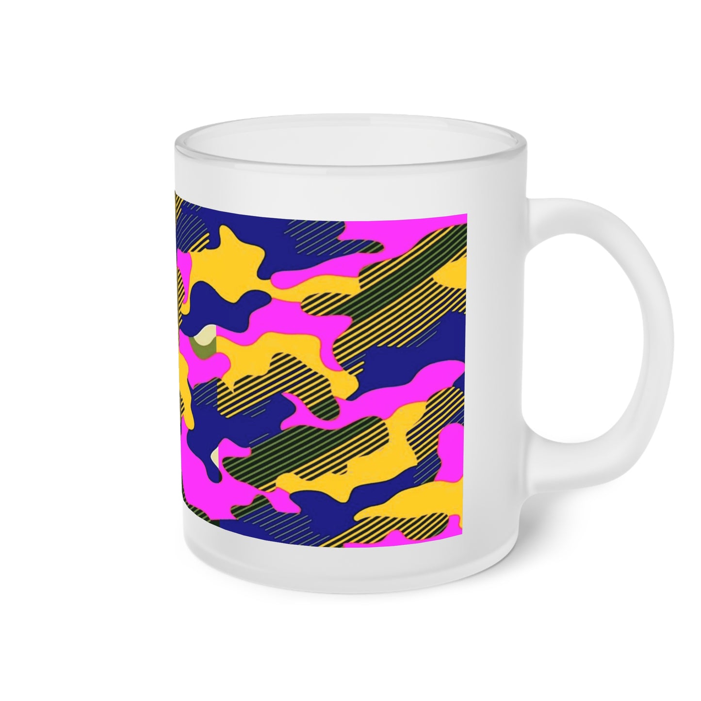 Frosted Glass Mug_ N Series SPW FGM PT2WW014_ Limited Edition product by WesternWaves