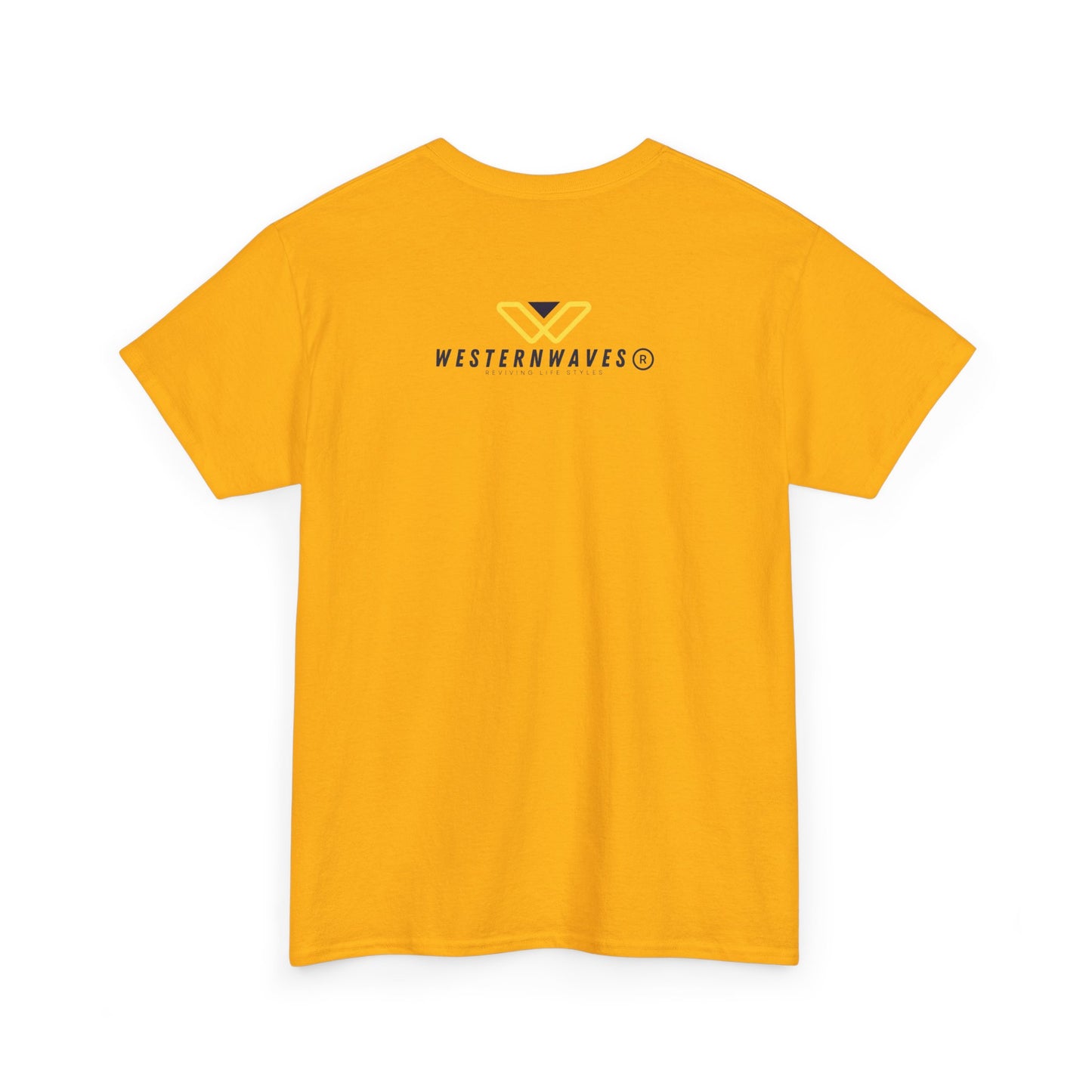 Unisex Heavy Cotton Tee_ Crafted from premium 100% cotton_ N2 Series SPW UHCT PT2WW004_ Limited Edition Epitome of Comfort & Durability by WesternWaves: