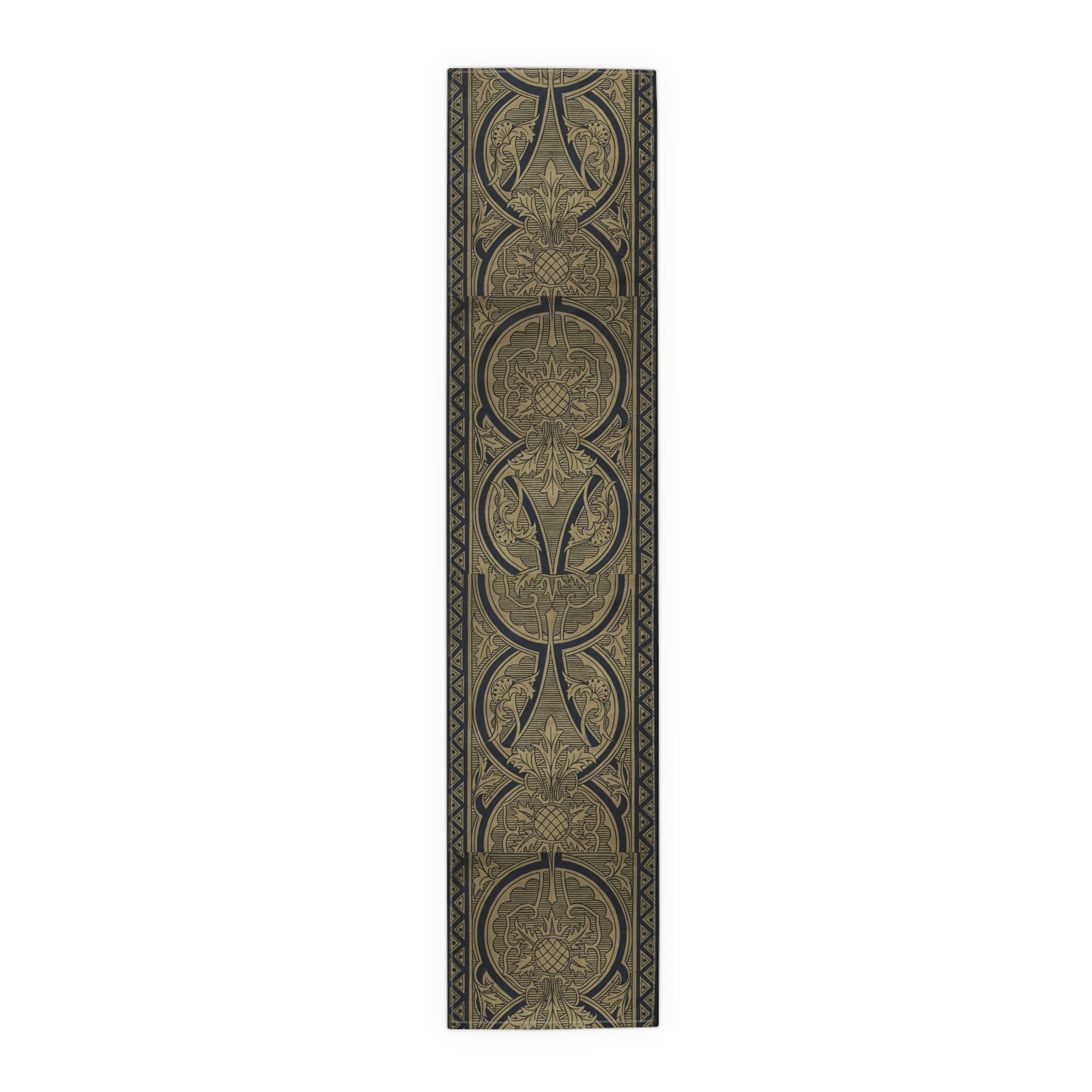 Table Runner (Cotton, Poly)_ Elegant Vintage-Inspired Table Runner for Stylish Dining_ N7+ Series TRUNNER PT2WW003_ Limited Edition by WesternWaves_