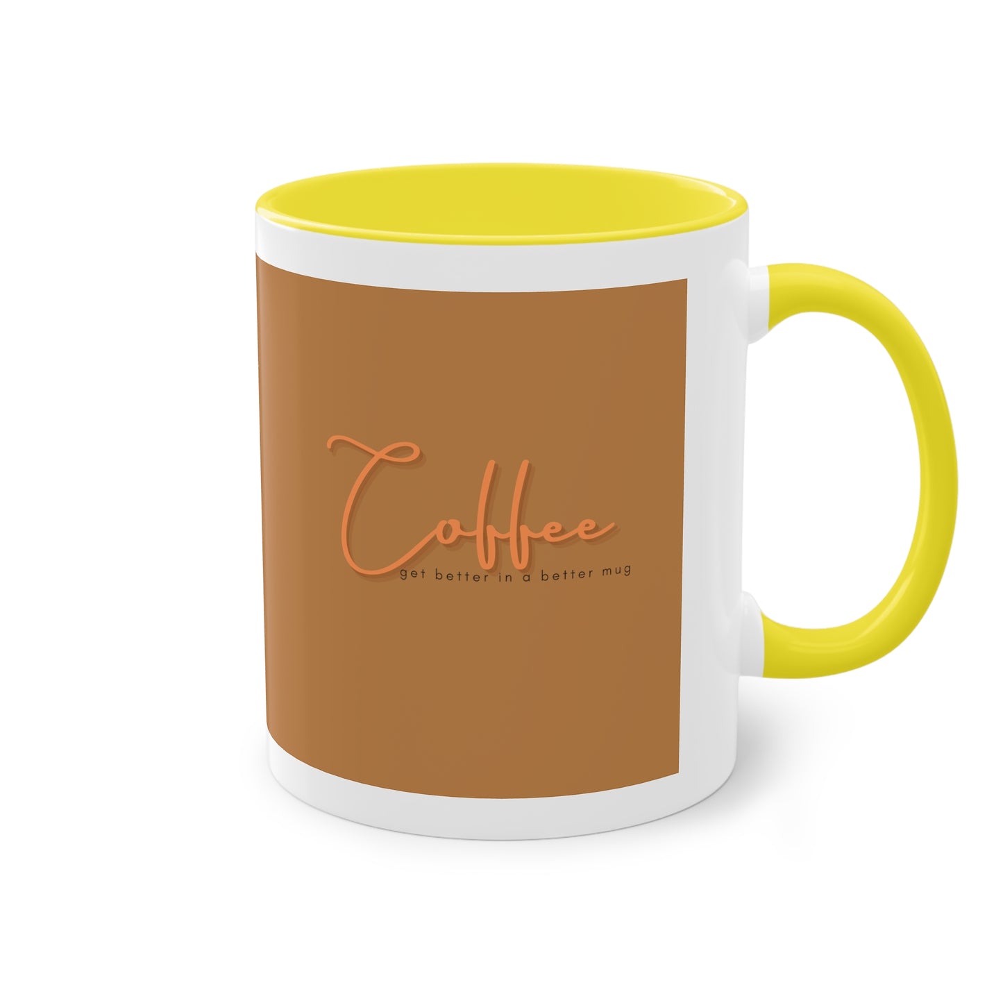 Two-Tone Coffee Mug, 11oz_ N2 Series TTCMUG PT2WW001_ Limited Edition Sipping Experience Both Pleasurable & Convenient by WesternWaves: