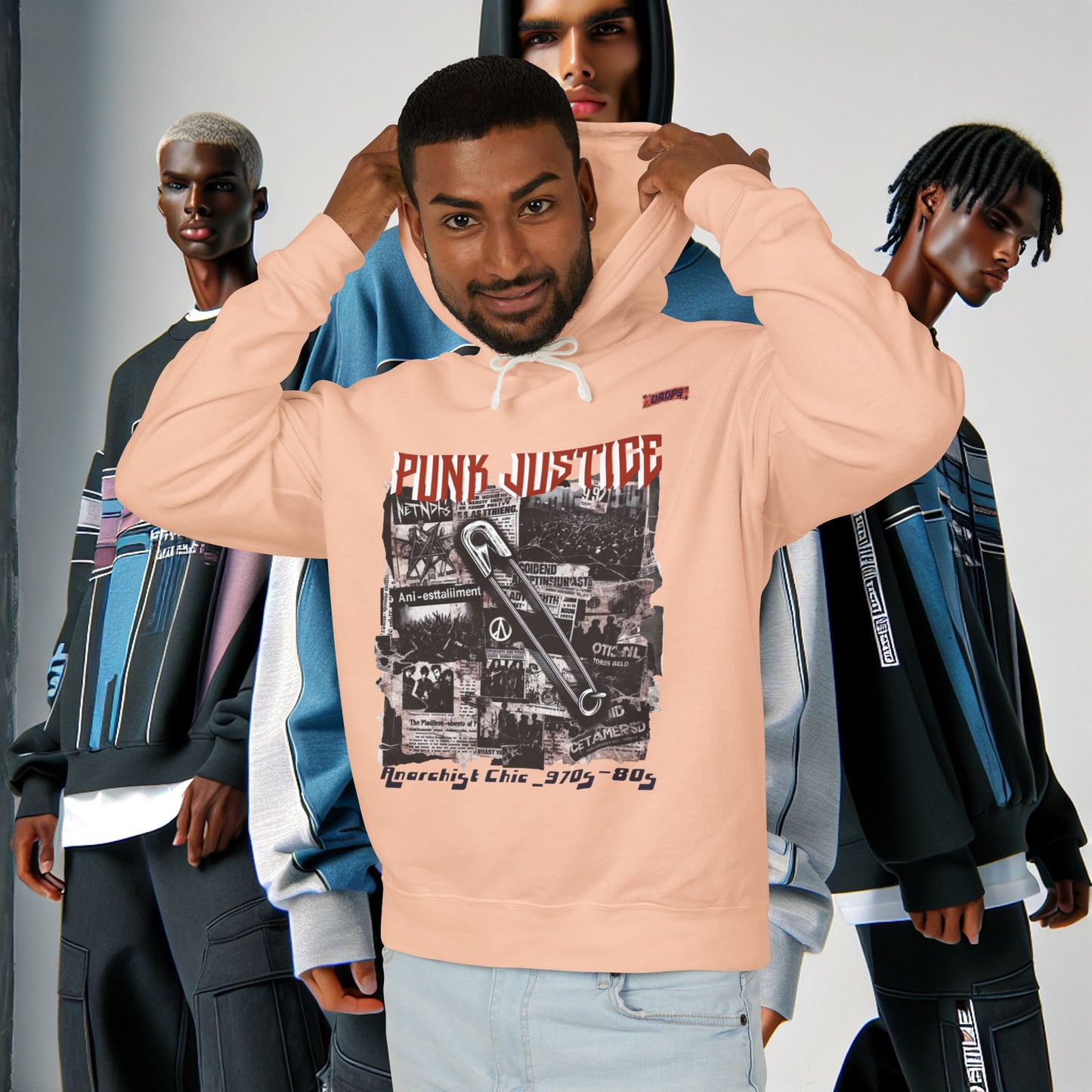 Punk Justice Unisex Lightweight Hoodie_ 01 Sep 2025_ Retro Punk Sweatshirt, 80s Inspired Hooded Sweatshirt, Streetwear Fashion Hoodie, Casual [...]