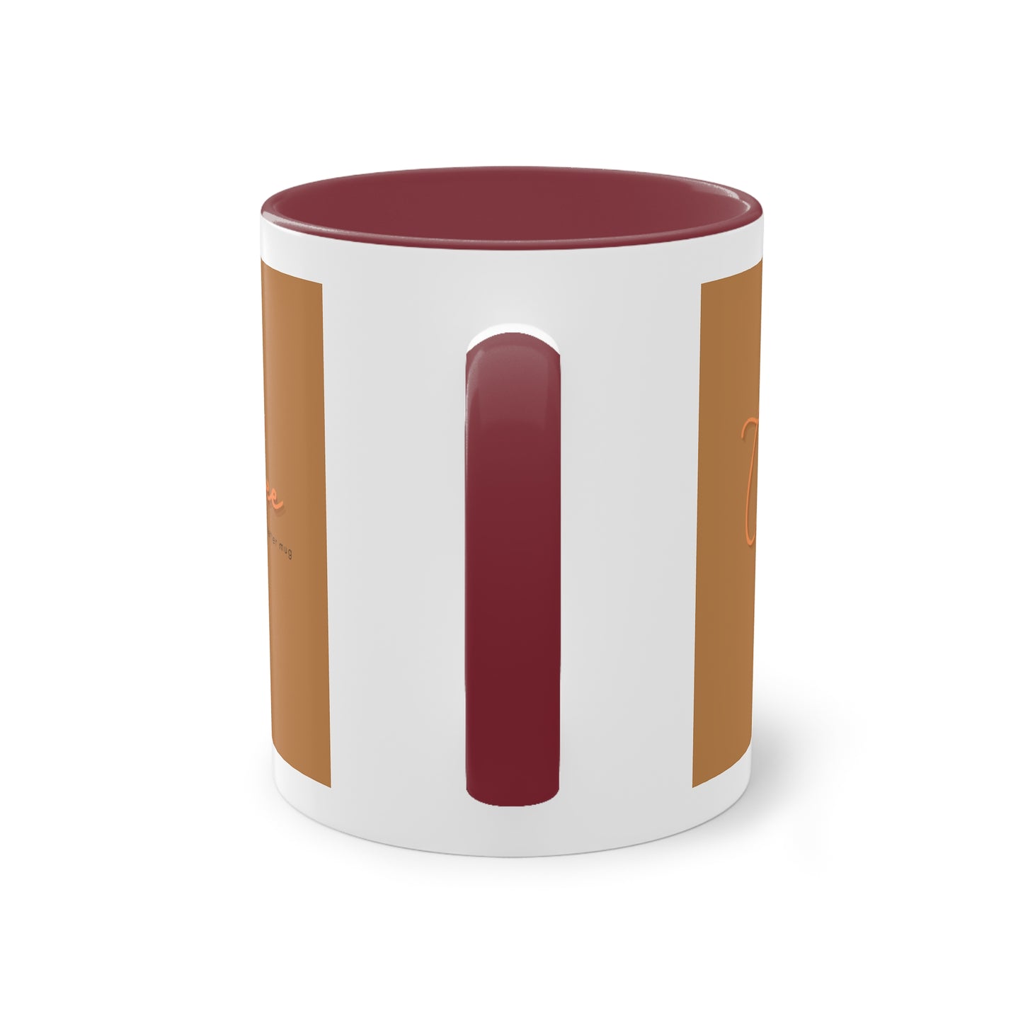 Two-Tone Coffee Mug, 11oz_ N2 Series TTCMUG PT2WW001_ Limited Edition Sipping Experience Both Pleasurable & Convenient by WesternWaves: