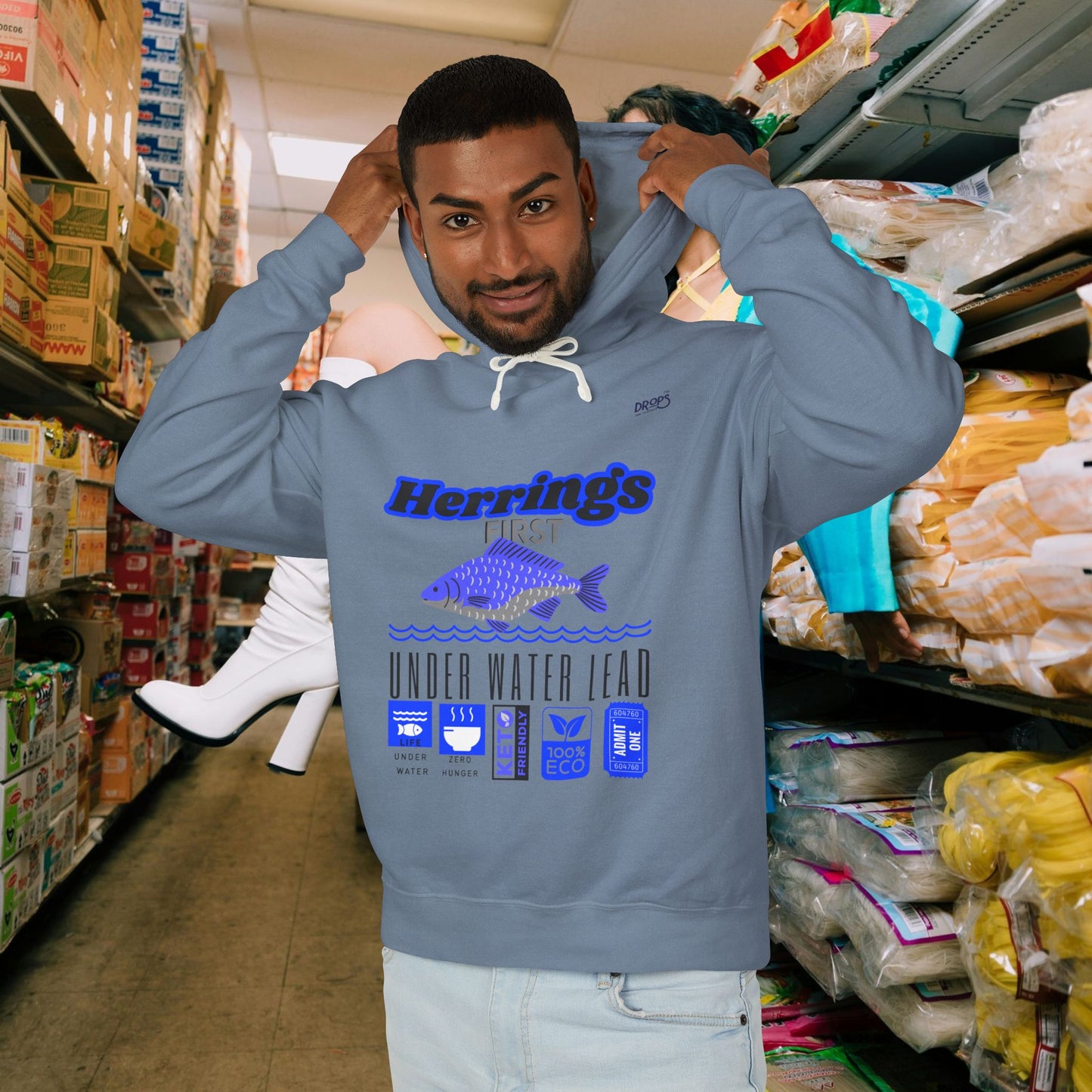Unisex Lightweight Hooded Sweatshirt – N2+ Series USLWHSS PT2WW026_ Limited Edition Crafted Comfort by WesternWaves: